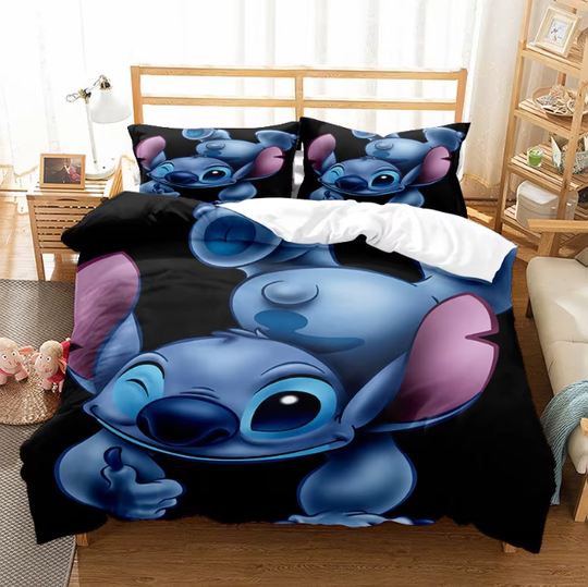 Discover Disneyyy Lilo Stitchh Bedding Set Children Duvet Covers Pillowcases Cartoon  Quilt Cover Boy Girl Gift
