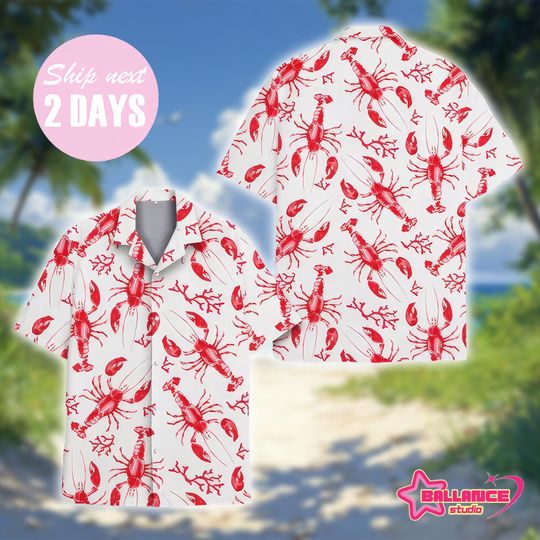 Discover Lobster Hawaiian Shirt, Fun Tropical Marine
