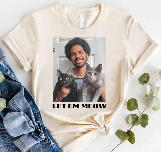 Discover Jarrett Allen Cats Let Em Meow T Shirt, Gift For Him