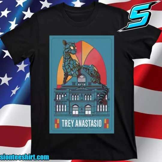 Discover Trey Anastasio Ryman Auditorium Nashville, Tn March 23 2025 Tour Shirt