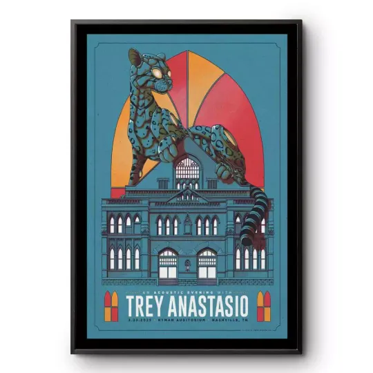 Discover Trey Anastasio Ryman Auditorium Nashville, TN Mar 23 2025 Tour Poster