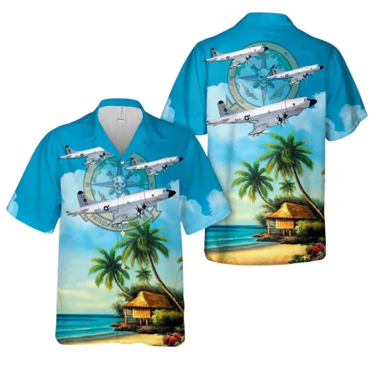 Discover US Navy VP 26 Tridents Hawaiian Shirt