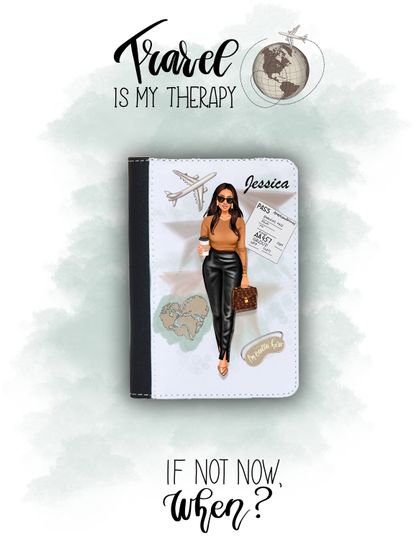 Discover Passport Case, Personalized Passport cover, Passport holder, Bridesmaid Gift