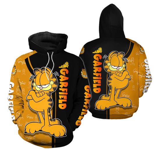 Discover Garfield Character Hoodie And Leggings Set