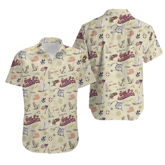 Discover Blaze Media Merch Store The Gulf Of America Hawaiian Shirt