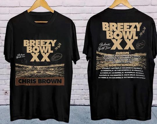 Discover Breezy Bowl XX Tour 2025 2 Sides Print Shirt, Comfort Colors 2025