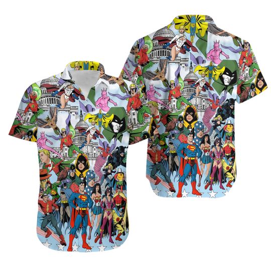 Discover DC superhero Hawaiian Shirt, Beach Shirt