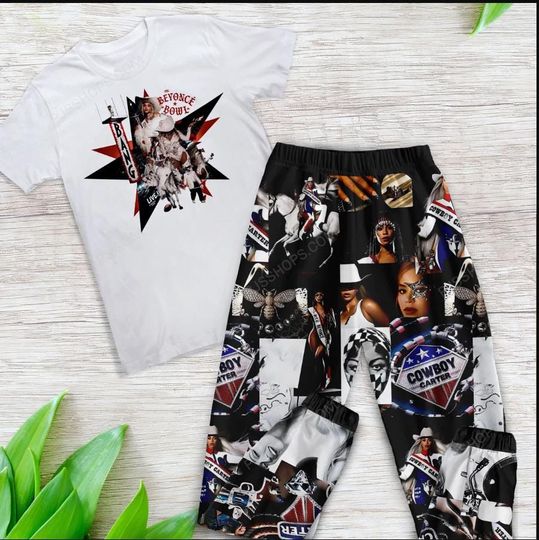 Discover Cowboy Carter Pajama Set, Beyonc T-shirt Pajama Sets