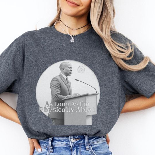 Discover Senator Cory Booker T-Shirt, As Long As I'm Physically Able Shirt