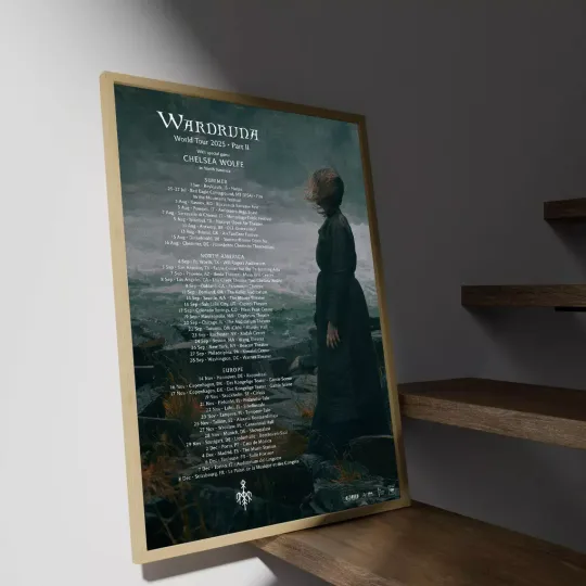 Discover Wardruna World Tour 2025 PII Poster, Unframed Poster, Fans Gift, Music Poster
