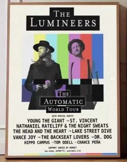 Discover The Lumineers Announce Huge 2025 Tour poster