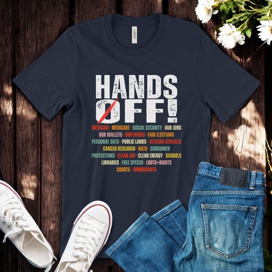 Discover Hands Off Protest T-shirt, Political Activism Shirt