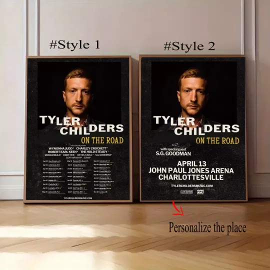 Discover Tyler Childers “On the Road” Tour 2025 Poster