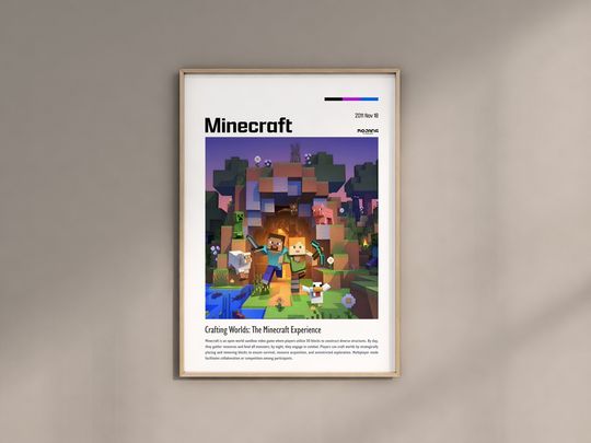 Discover A Minecraft Movie Movie Poster, Movie Poster, Popular Film Gift