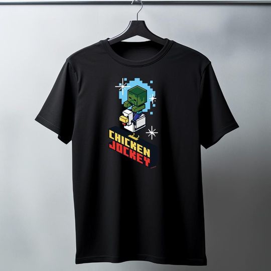 Discover Chicken Jockey Shirt - Funny Farm Animal Shirt, Perfect for Gamers & Animal Lovers