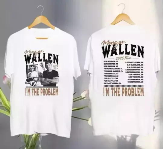 Discover Wallen Western I'm The Problem Tour 2025 T-Shirt