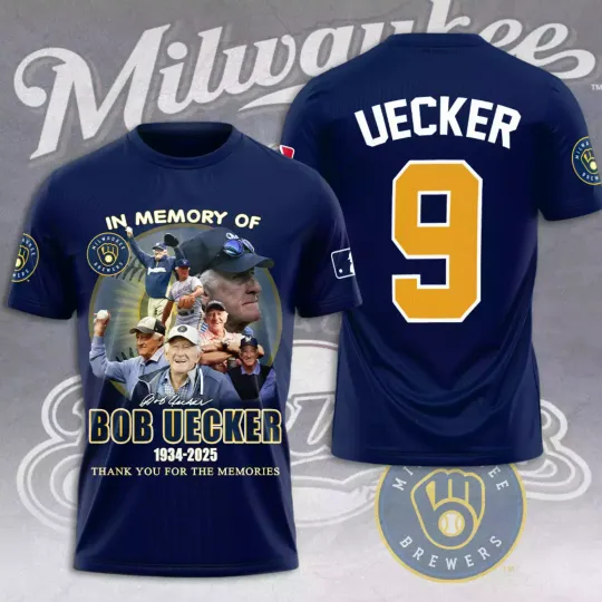 Discover In Memories Of Bob Uecker 1934-2025 3D T-Shirt