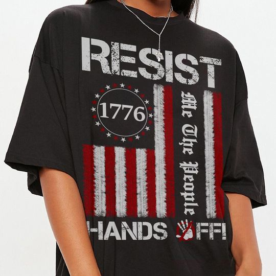 Discover Hands Off Protest Shirt, Political Activism Tee