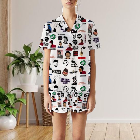 Discover Weeknds Short Pajamas Set, Weeknds tour Pajamas, Short Pajamas Set