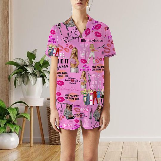 Discover Britney Spears Shorts Pajamas Set, Britney Spears Pajamas, Family Pajamas Set