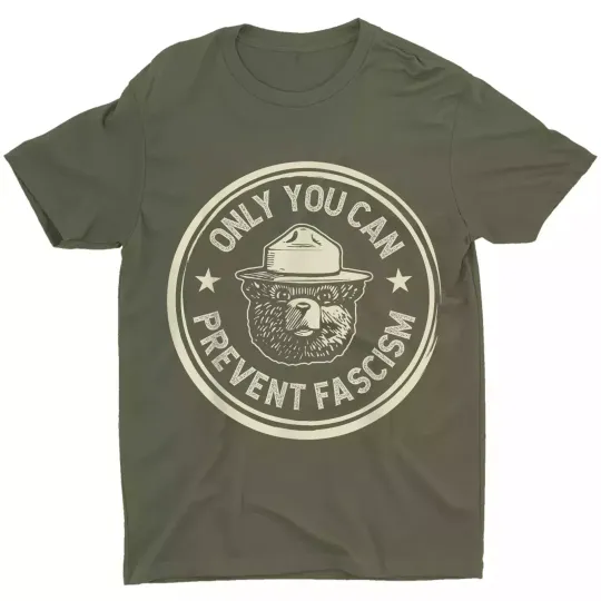 Discover Vintage Smokey The Resist Bear Only You Can Prevent Fascism T-Shirt