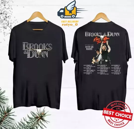 Discover 2025 Brooks and Dunn Neon Moon Tour Shirt