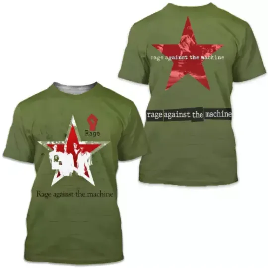 Discover Rage Against Greeen 3D shirt