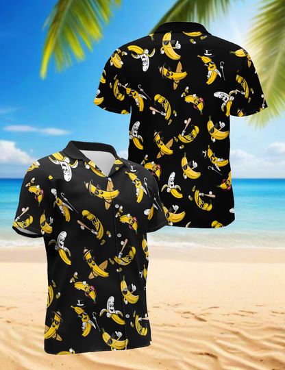 Discover Banana Hawaiian Shirt, Tropical Vacation Shirt