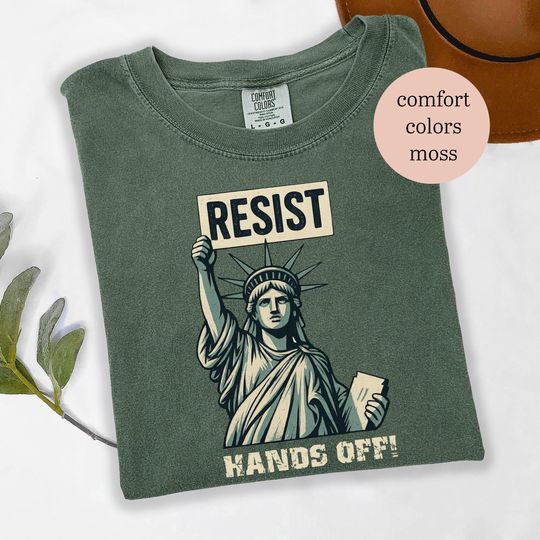 Discover Hands Off Protest Liberal Resist Shirt, Anti Trump Activism Shirt