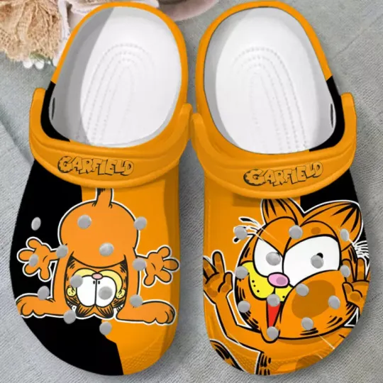Discover Garfield Orange Clogs