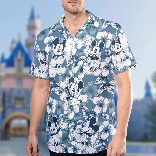 Discover Mouse Tropical 3D Hawaii Shirt