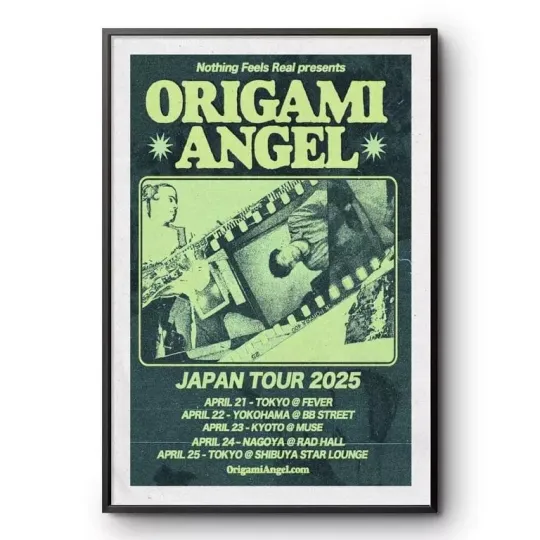 Discover Origami Angel Japan Tour 2025 Poster