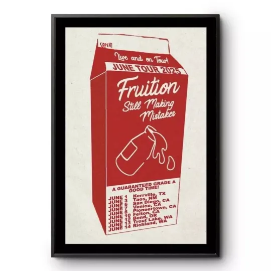 Discover Fruition June Tour 2025 Poster