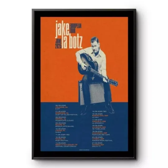 Discover Jake La Botz European Tour June 2025 Poster