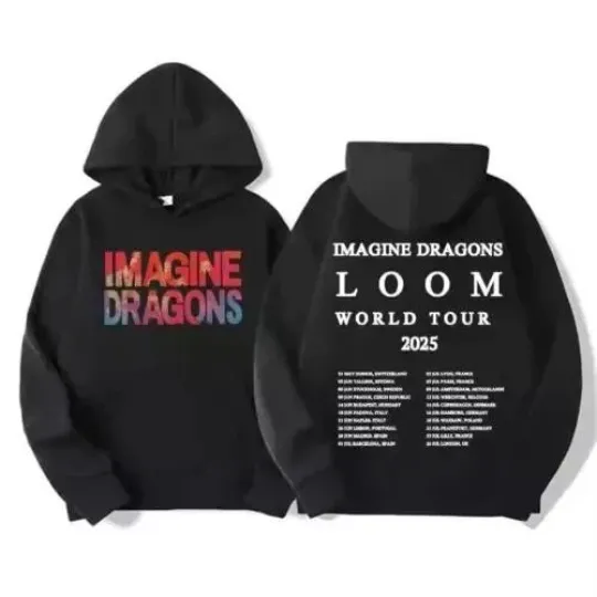 Discover Imagine Dragons Band World Loom Tour 2025 Hoodie Fan Gift