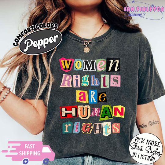 Discover Women Rights are Human Rights Shirt, Equality Hurts No One Shirt