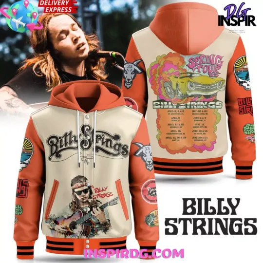 Discover Billy Strings Spring Tour Baseball Jacket