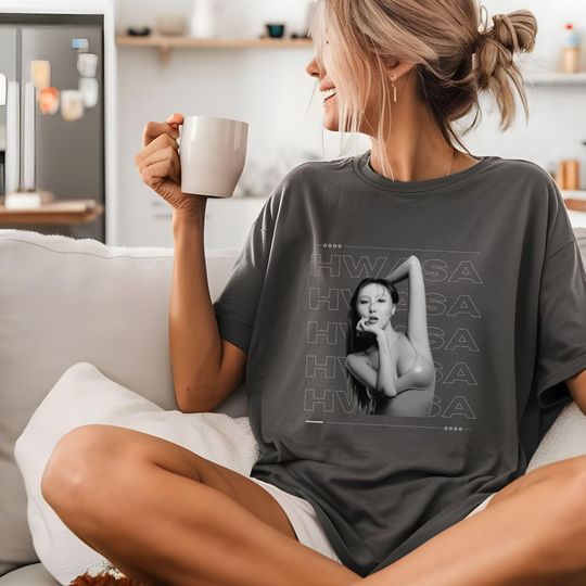 Discover Hwasa Twist Fan T-Shirt  K-Pop Concert Tee, Mamamoo Merch, Korean Aesthetic Shirt