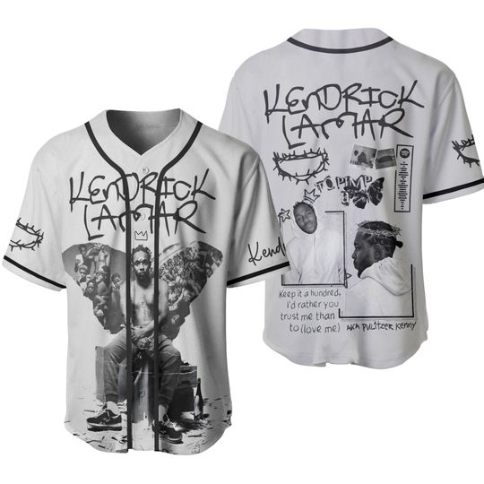 Discover Custom name Kendrick Lamar Tour Baseball Jersey