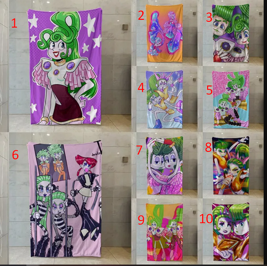 Discover Trolls3 Anime Blanket Velvet & Veneer Figure Cartoon Fleece Blanket