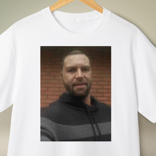 Discover JD Vance George Floyd Meme T-Shirt, Funny Political Parody Tee, Satire Shirt, Viral Internet Meme