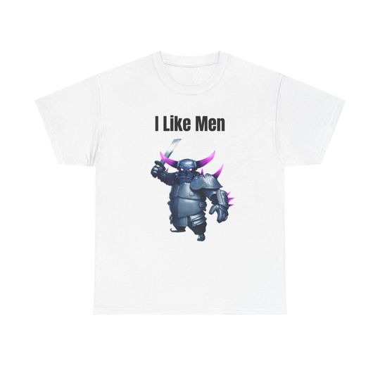 Discover I Like Men Pekka Funny Clash Royale Shirt, Gamer Graphic T-Shirt, Gaming Gift