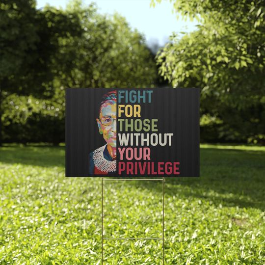 Discover Protest Plastic Yard Sign, Stand Up for Others, Human Rights Activist, Equality Not Division