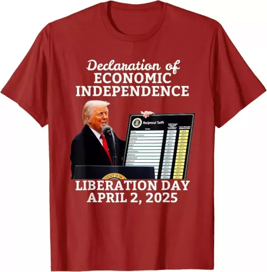Discover Event President Trump Imposes Tariffs - Trade War Independence Day T-shirt