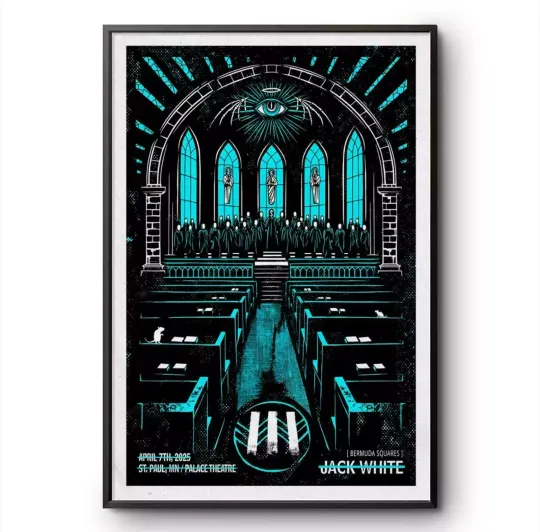 Discover JackWhite Palace Theatre, St. Paul, MN Apr 7 2025 Concert Poster