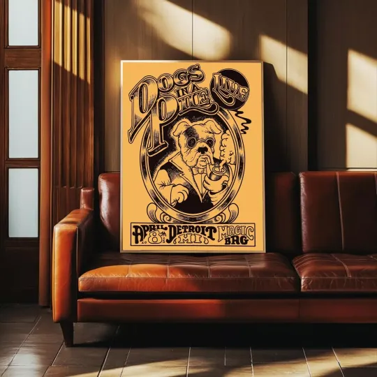 Discover Dogs in a Pile band show in April 8, 2025 at Detroit, MI - Poster Tour