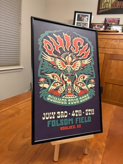 Discover BIG PHISH "LIVE IN CONCERT - BOULDER 2025" DENVER TOUR POSTER