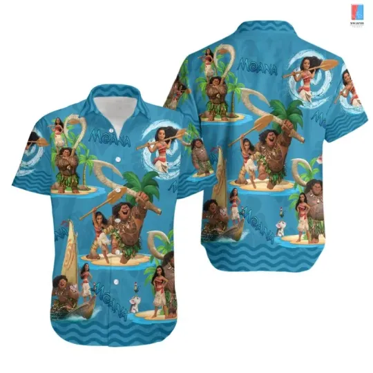 Discover Princess moanaa Hawaiian Shirt B