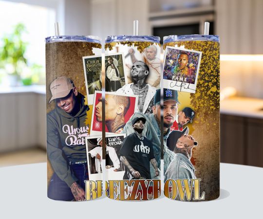 Discover Breezy Bowl Chris Brown 20oz Tumbler, Breezy Tumbler