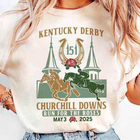 Discover Kentucky Derby Churchill Downs 2025 shirt, Kentucky Derby Est Shirt